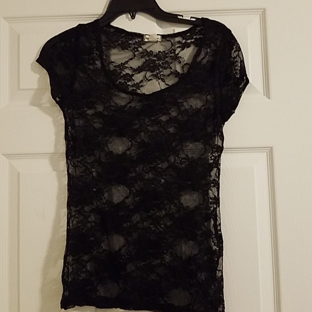 Black Lace Top